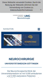 Mobile Screenshot of neurochirurgie-uni-goettingen.de